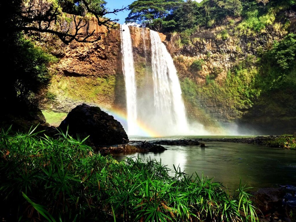 poipu beach kauai rainbow